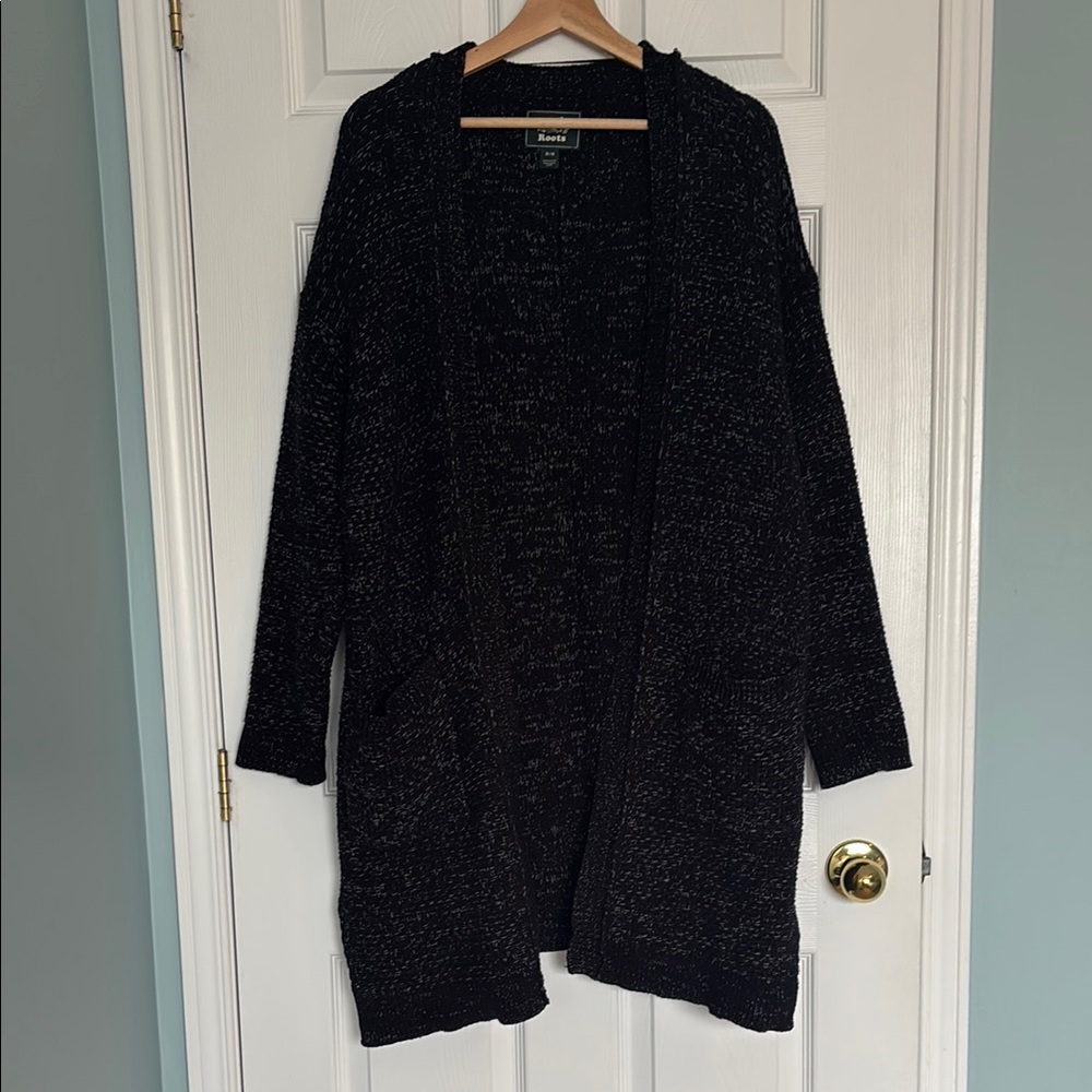 Roots open front cardigan